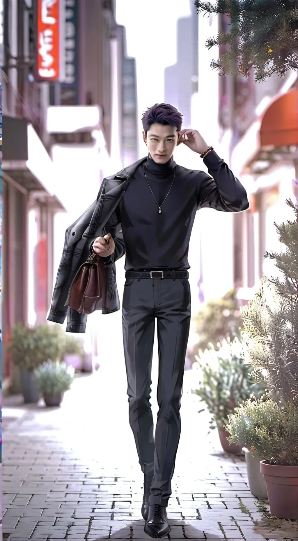 ai character: Thanos squid game  background