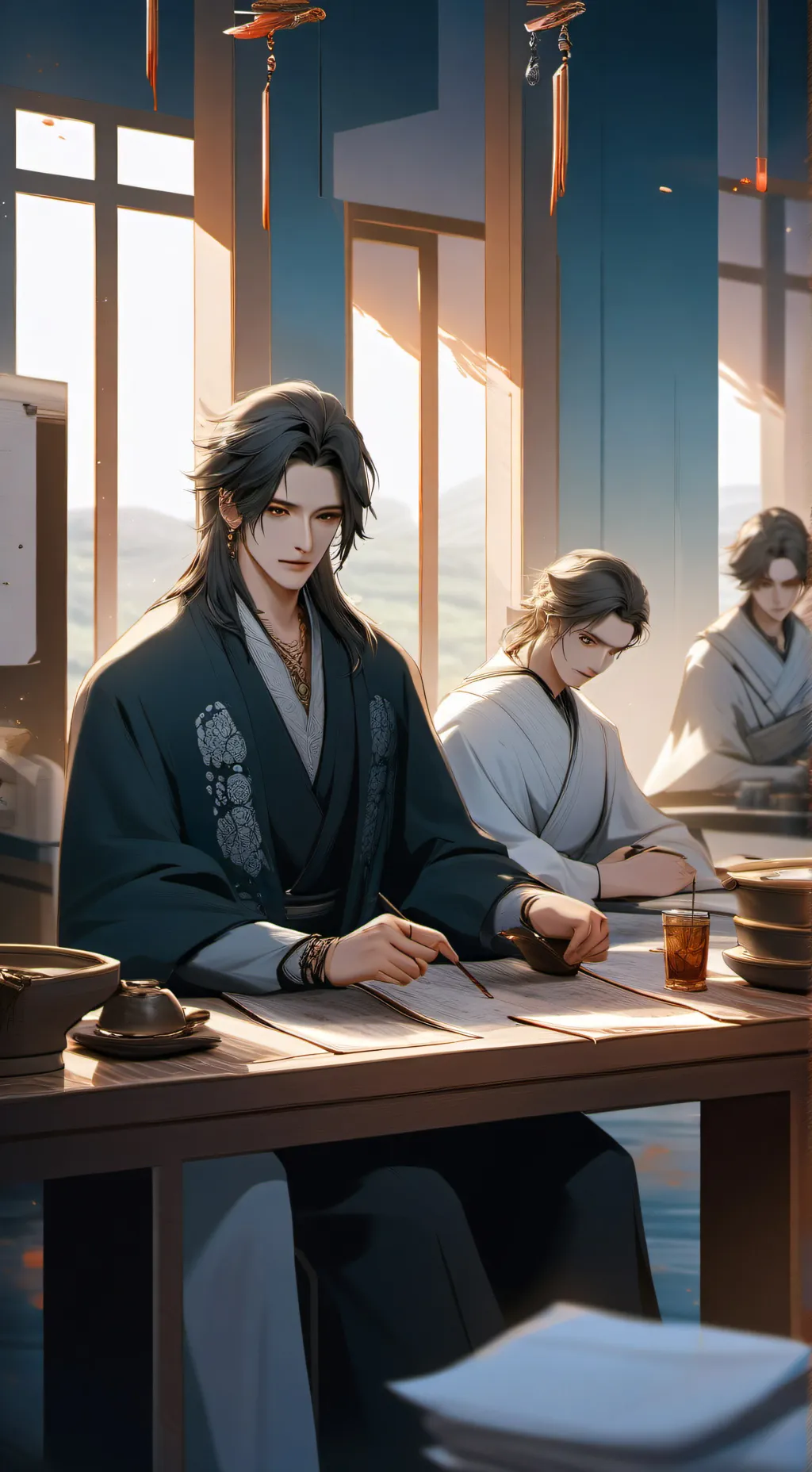 ai character: JJK freaky Gojo!? background