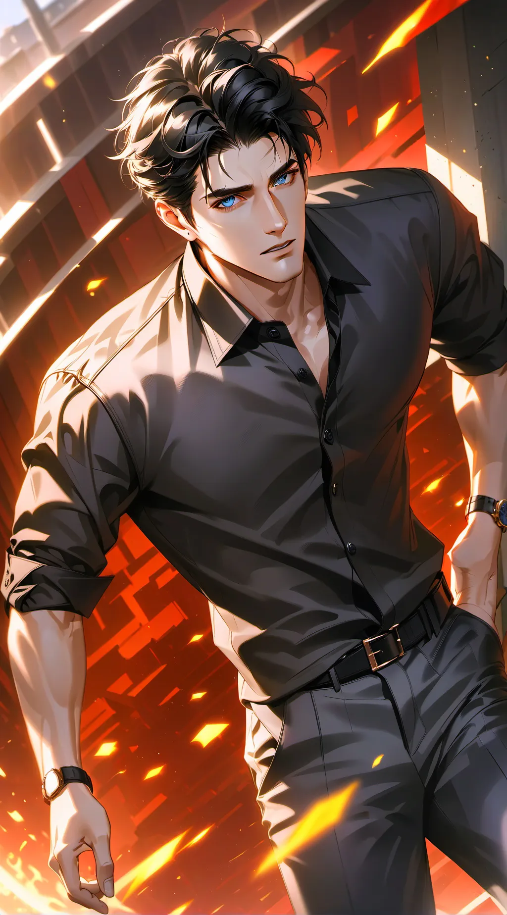 ai character: Alexander  background