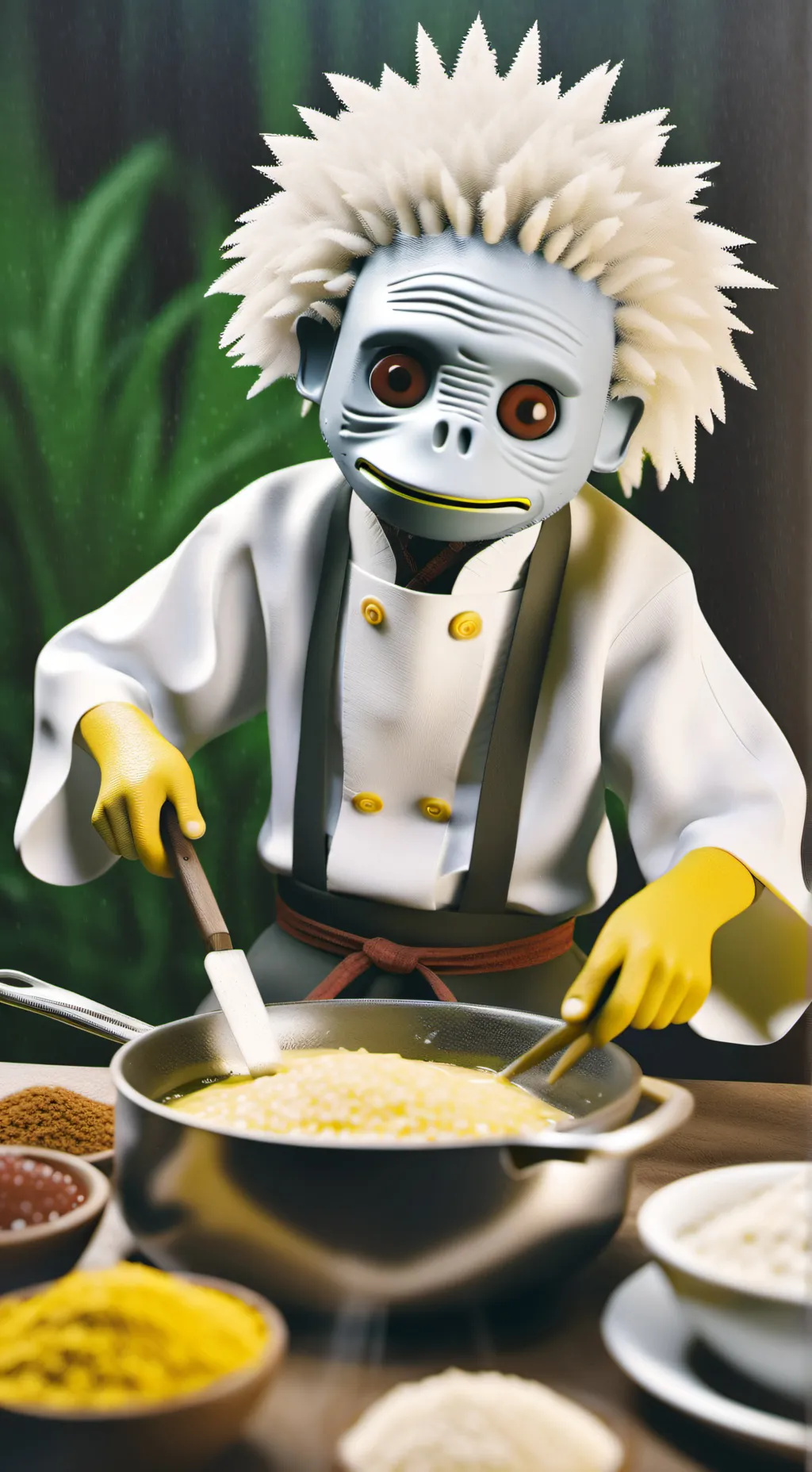 ai character: Chef Amaro background