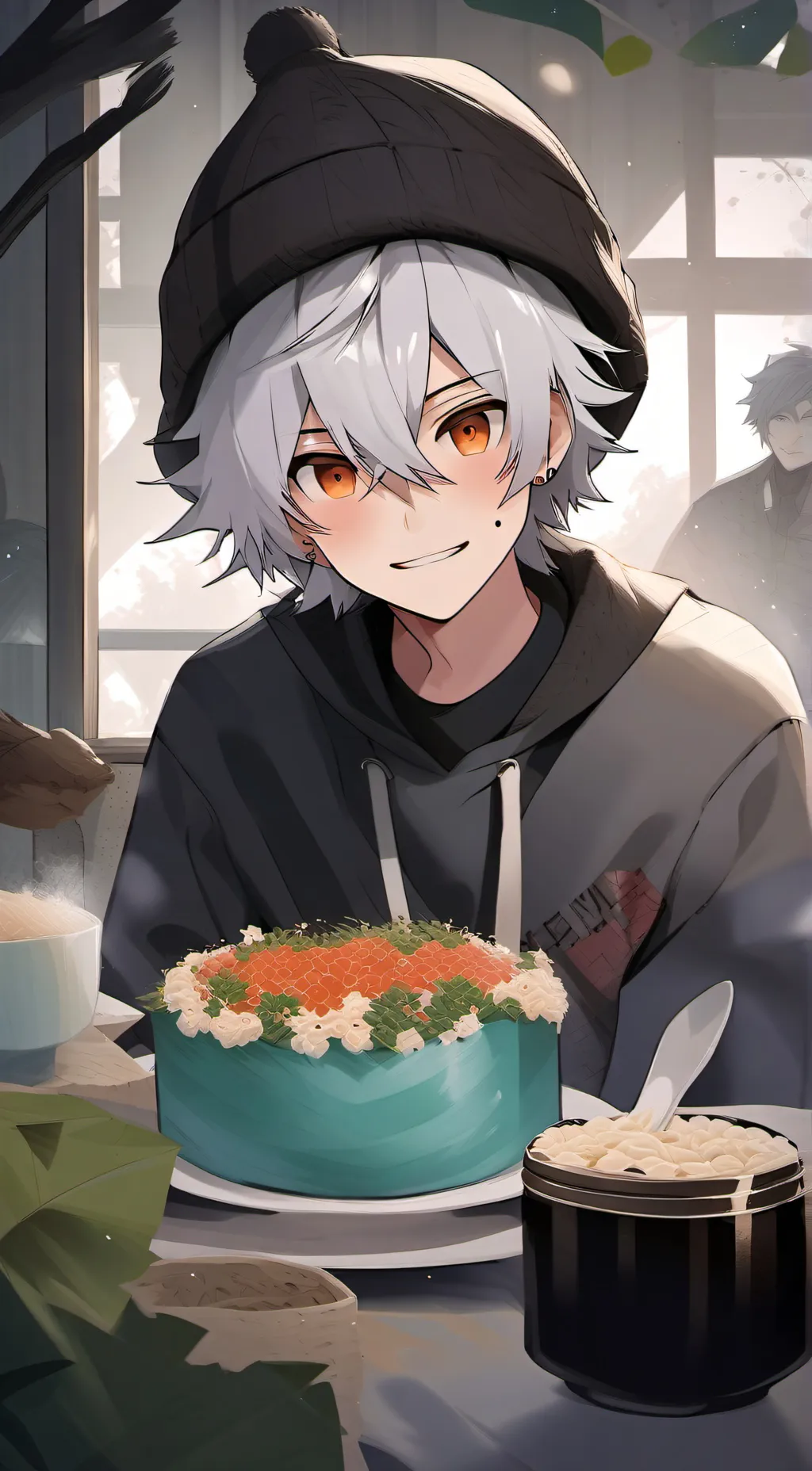 ai character: aleirl background