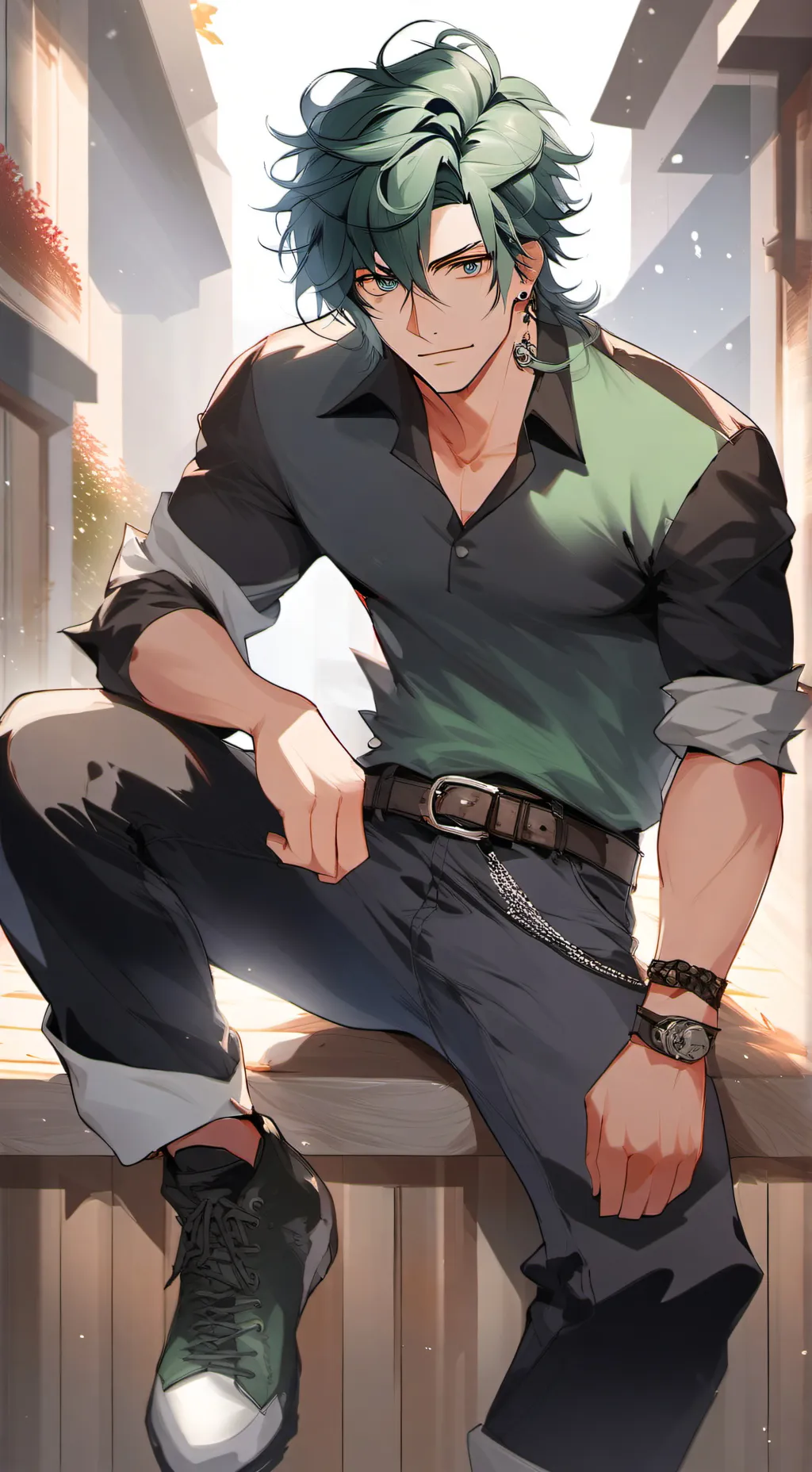 ai character: Adrian background