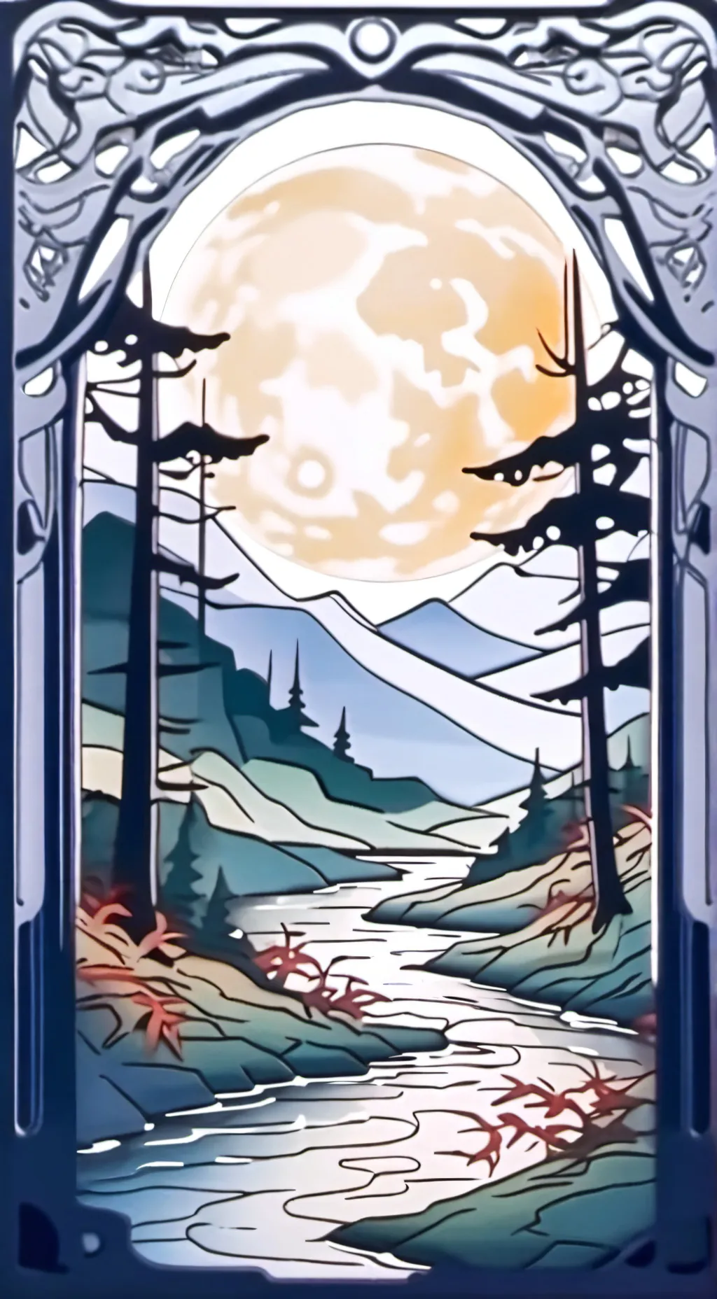 ai character: Yn cold fever! background