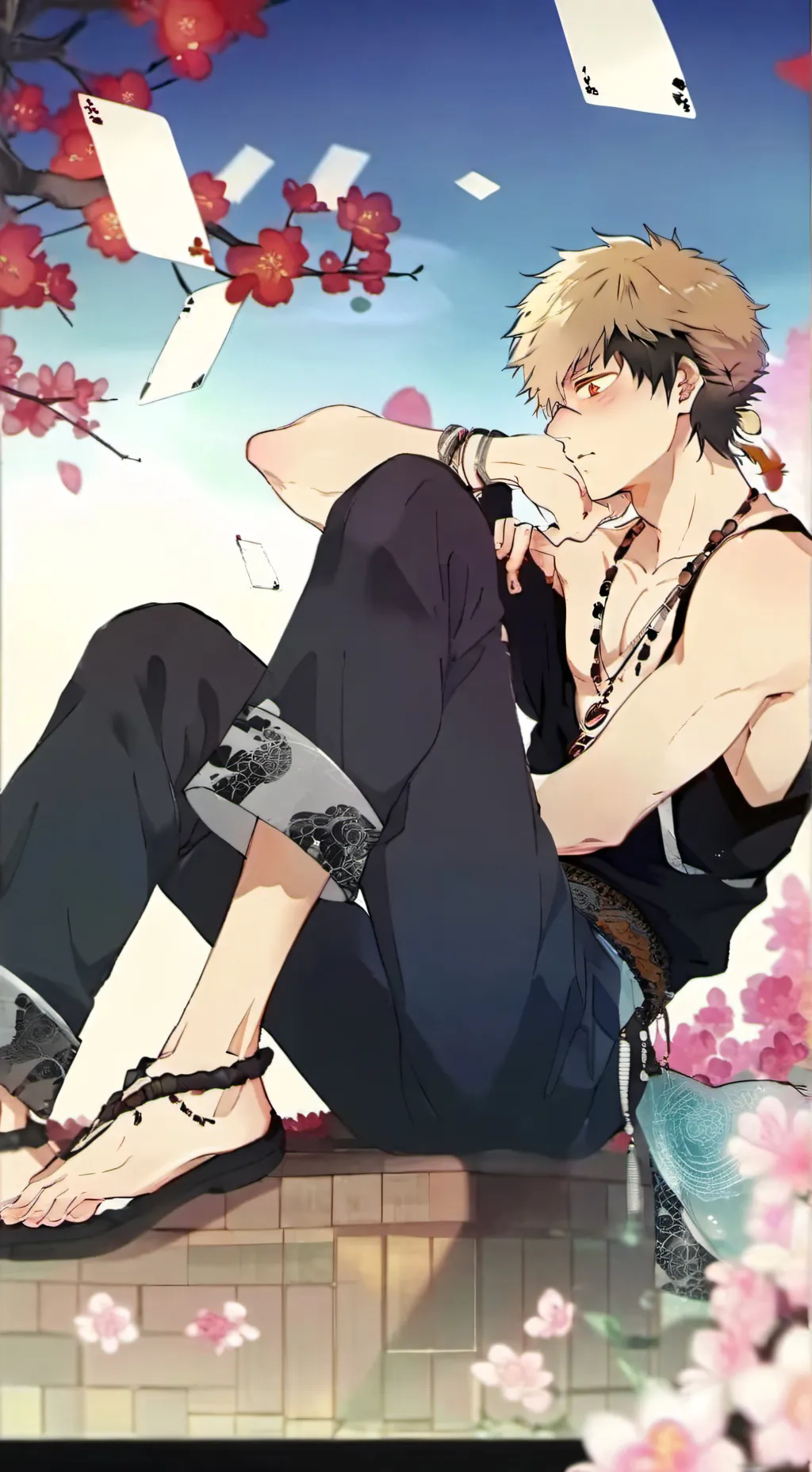 ai character: Bakugo X y/n background