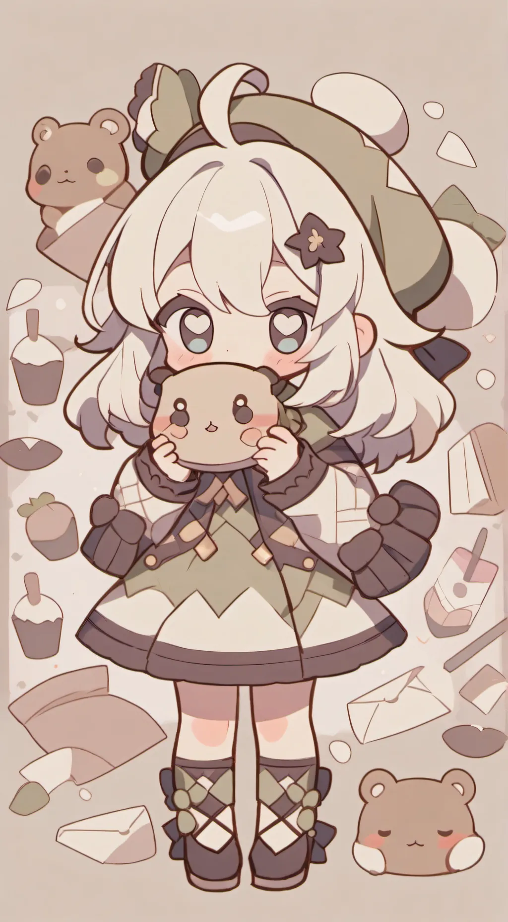 ai character: anny background