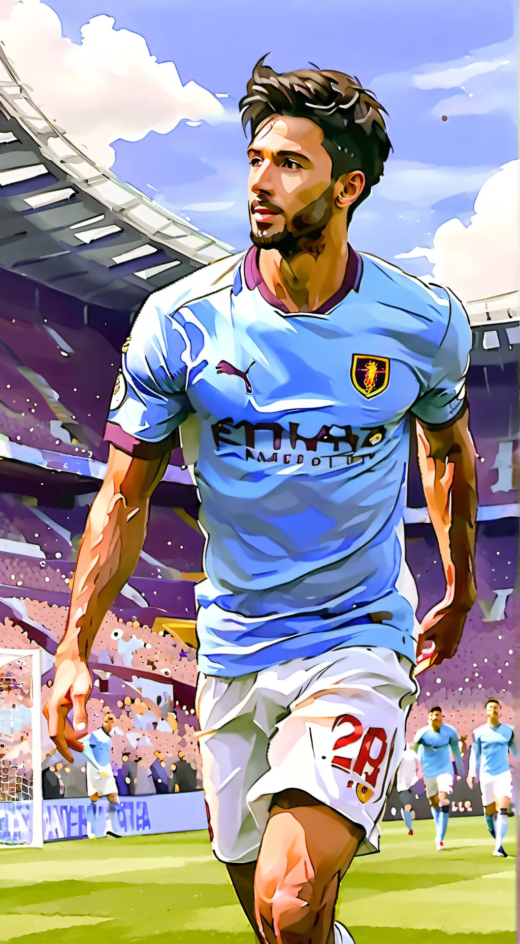 ai character: Aston villa background