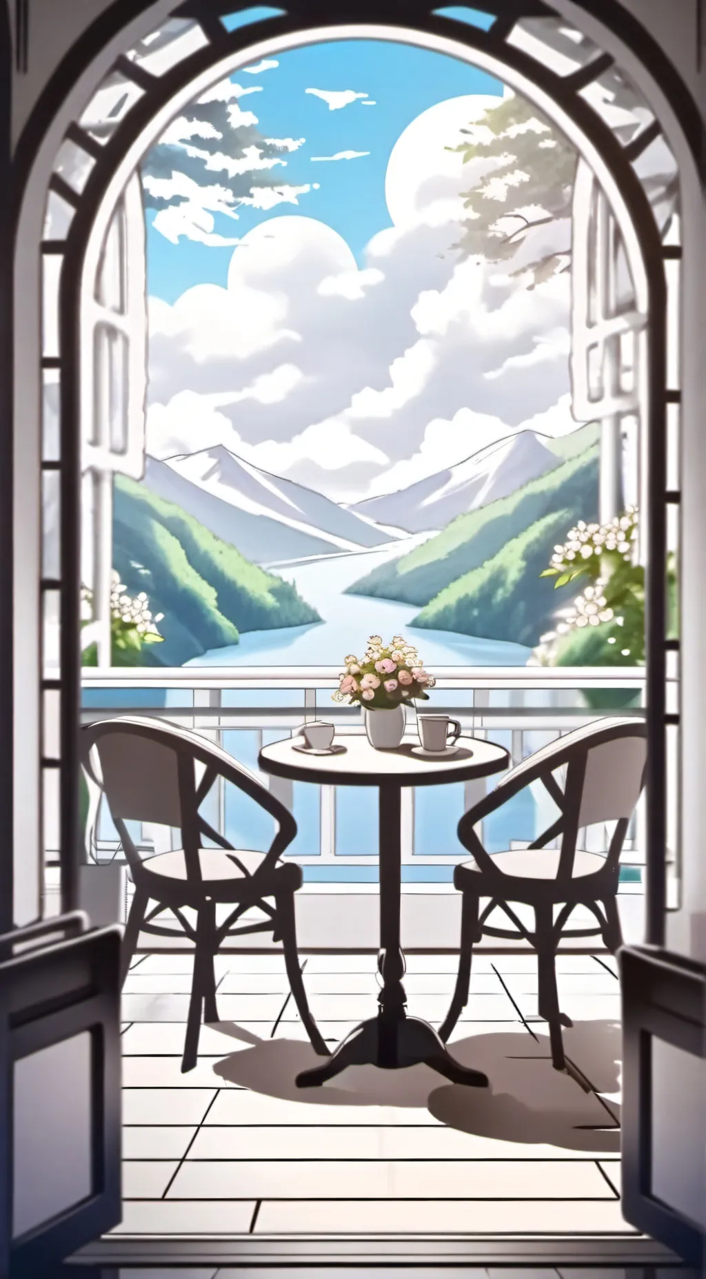 ai character: C.H!!!! DAMA background