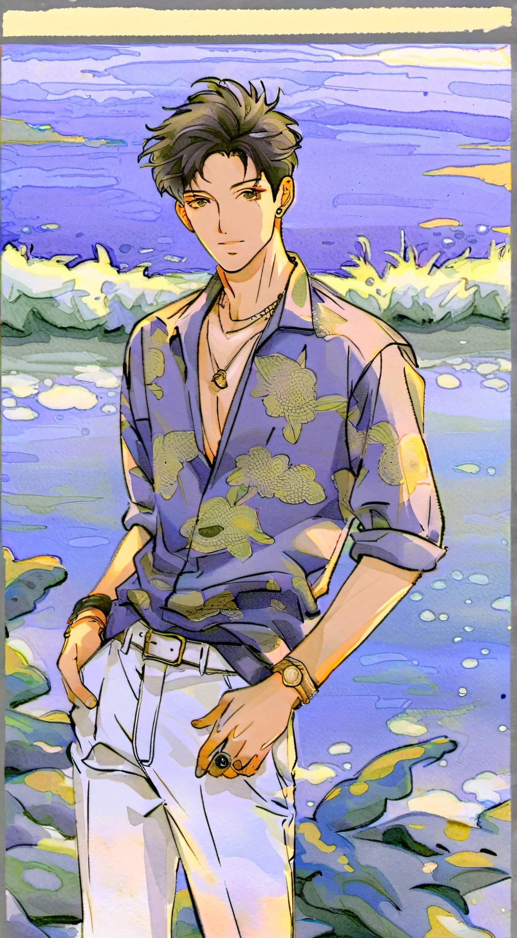 ai character: Isamu 💍 background