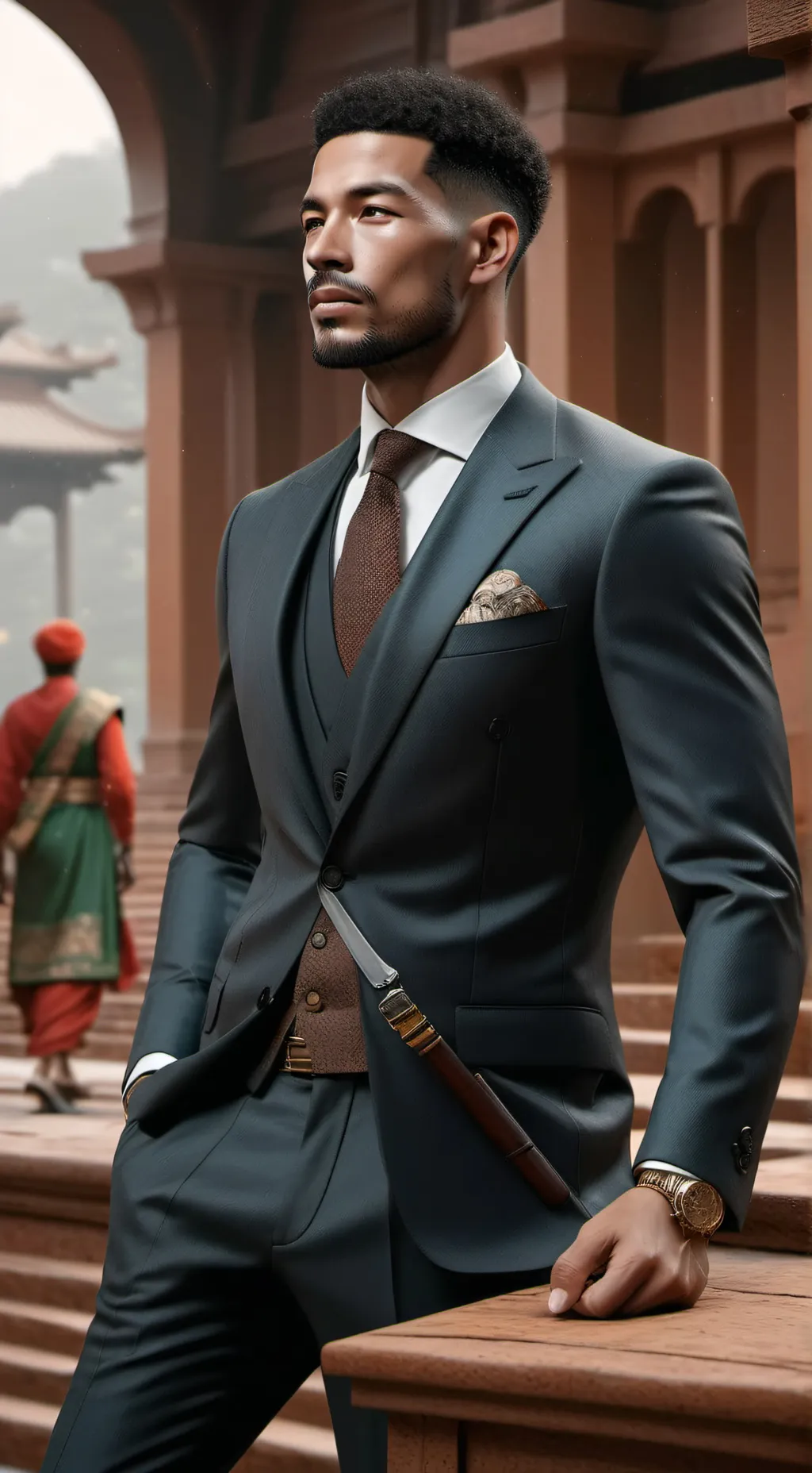 ai character: Michael  background