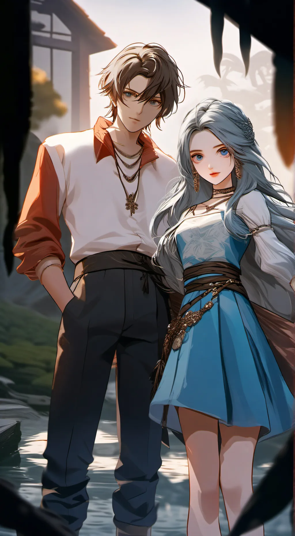 ai character: Logan an ivy background