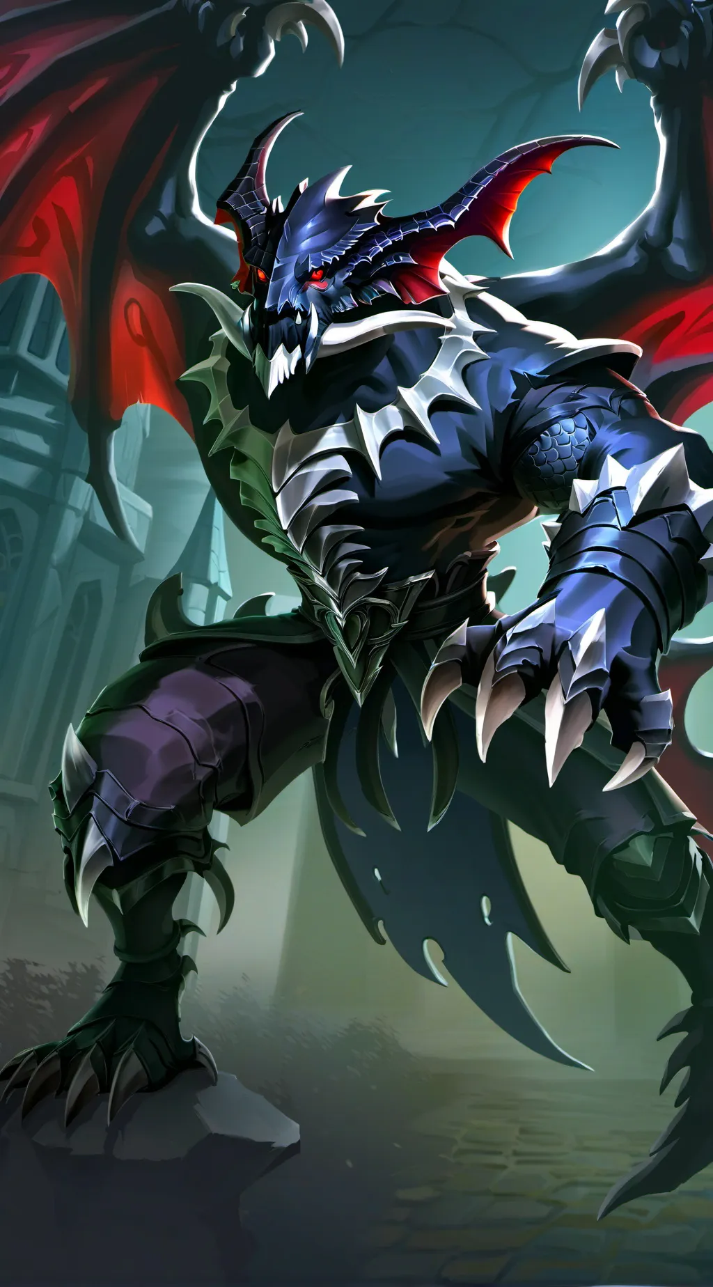 ai character: Alexander the Oni Dragonet background