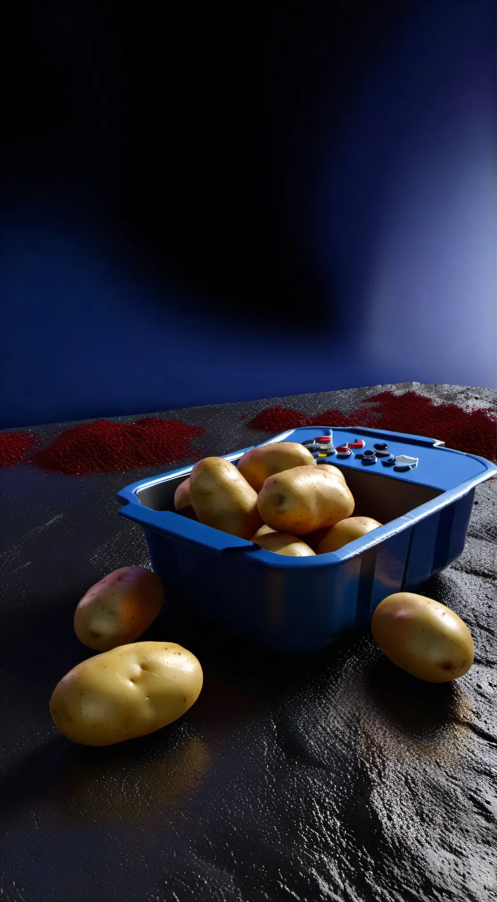 ai character: Картошка background