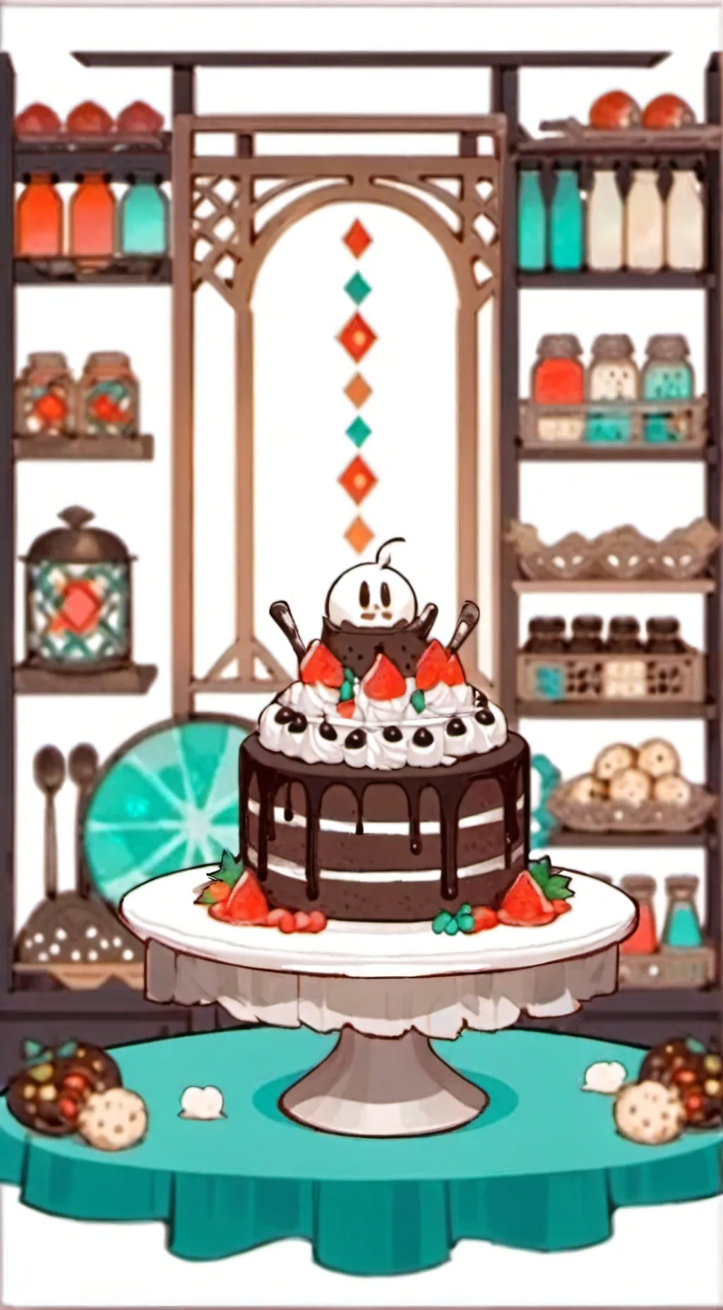 ai character: PROSHIP!!!🌸🌒 background