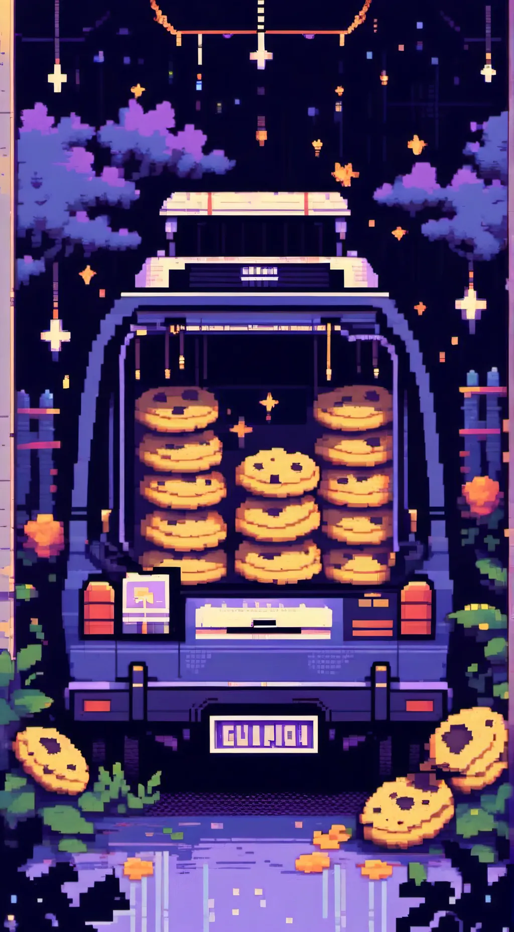 ai character: Pure vanilla cooki background