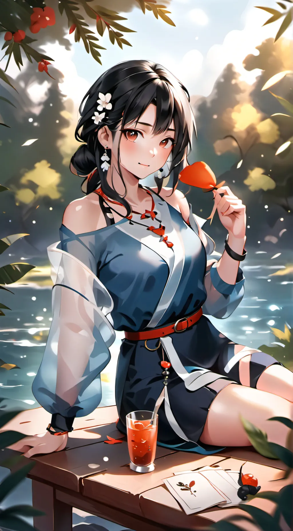 ai character: Jang Min-ha background