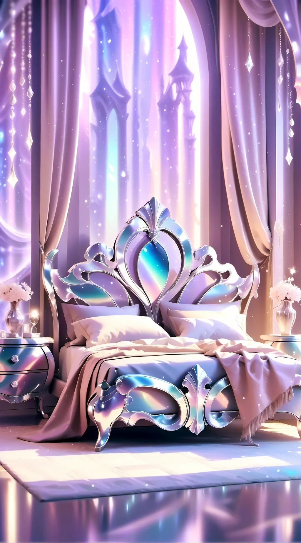 ai character: Sleepover background