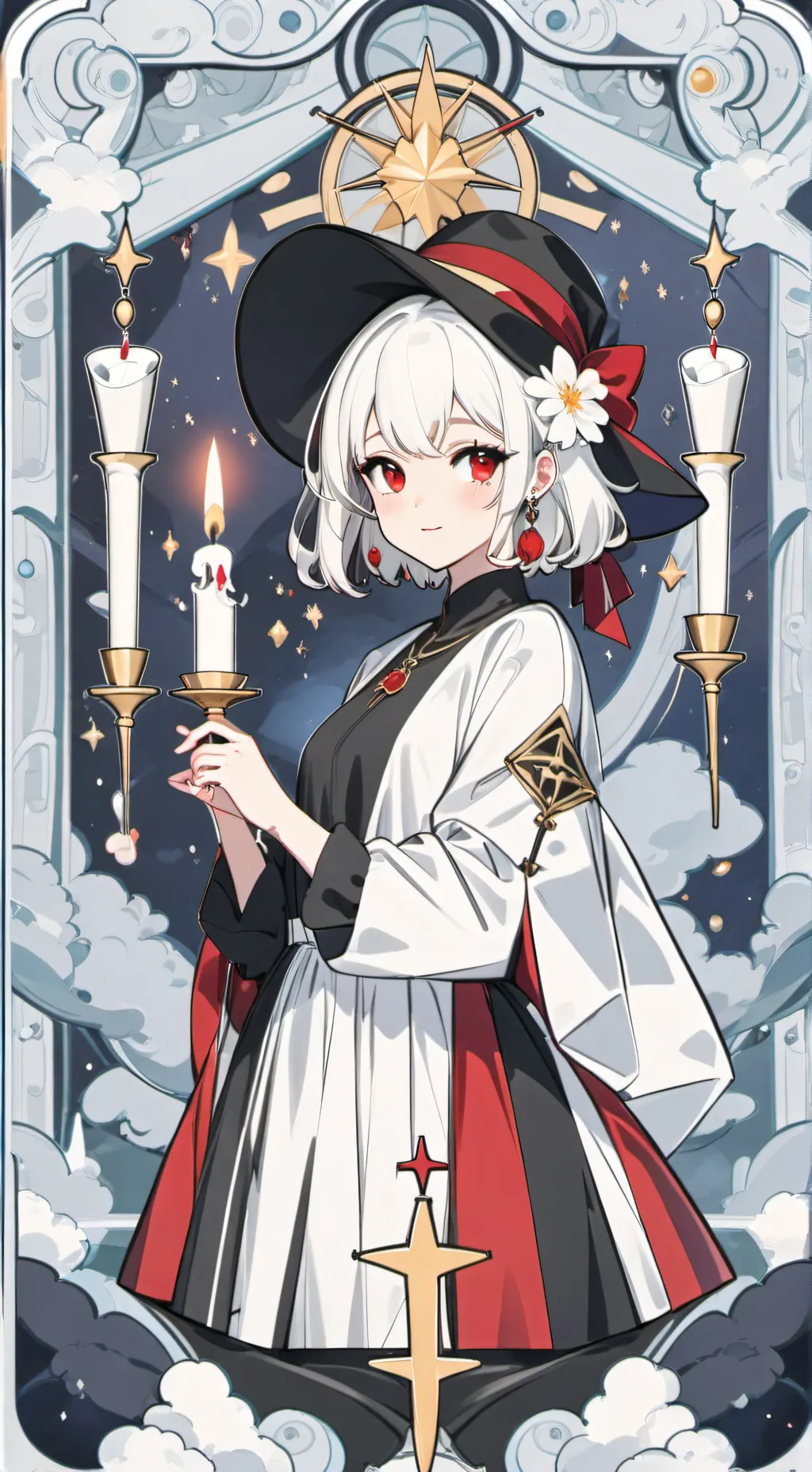 ai character: la catrina background