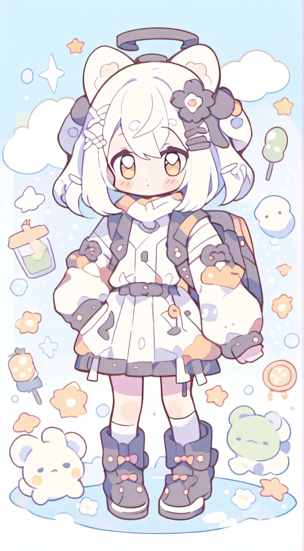 ai character: mha hybride background