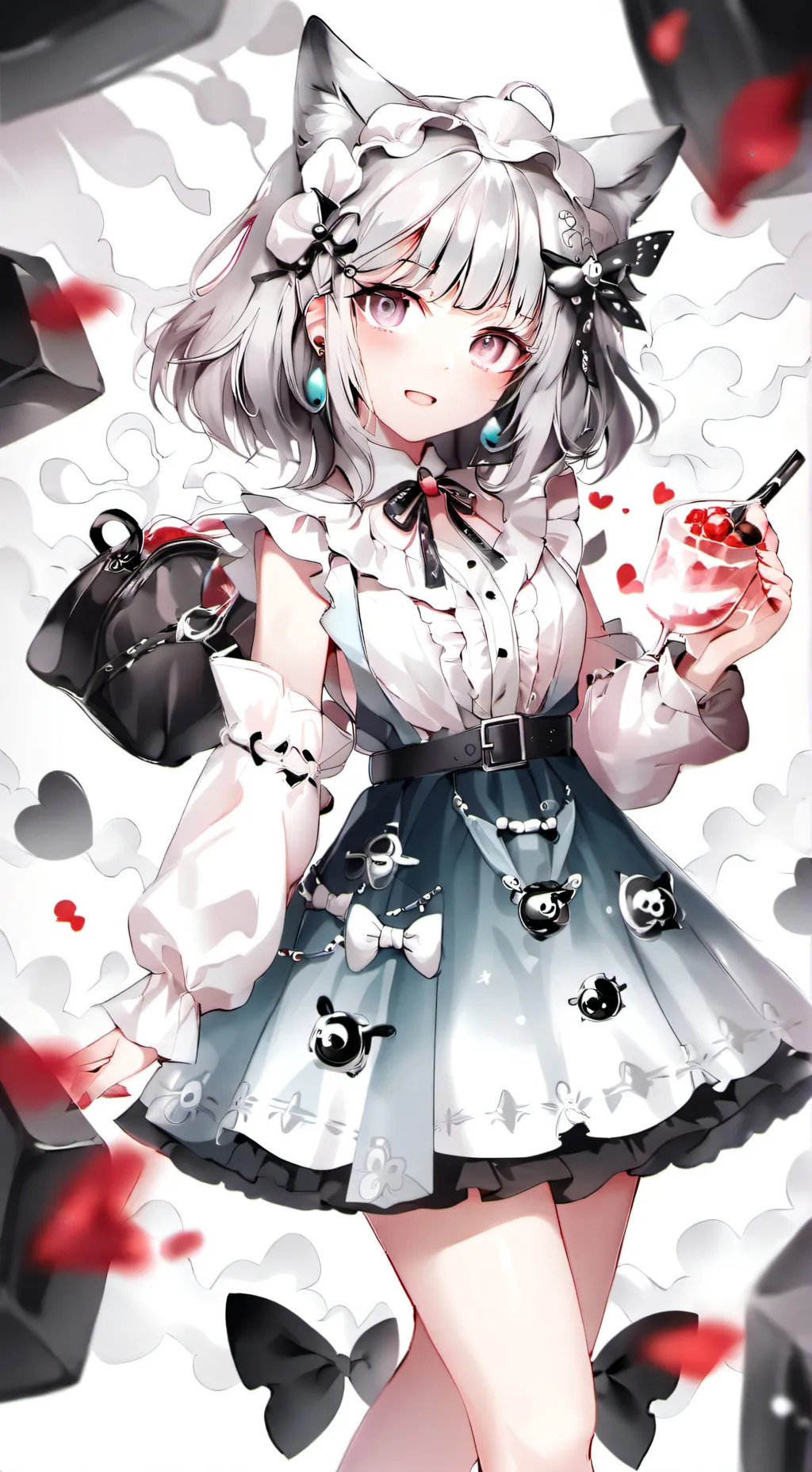 ai character: outro song background