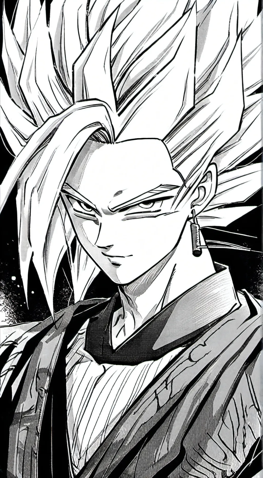 ai character: super saiyan 4 background