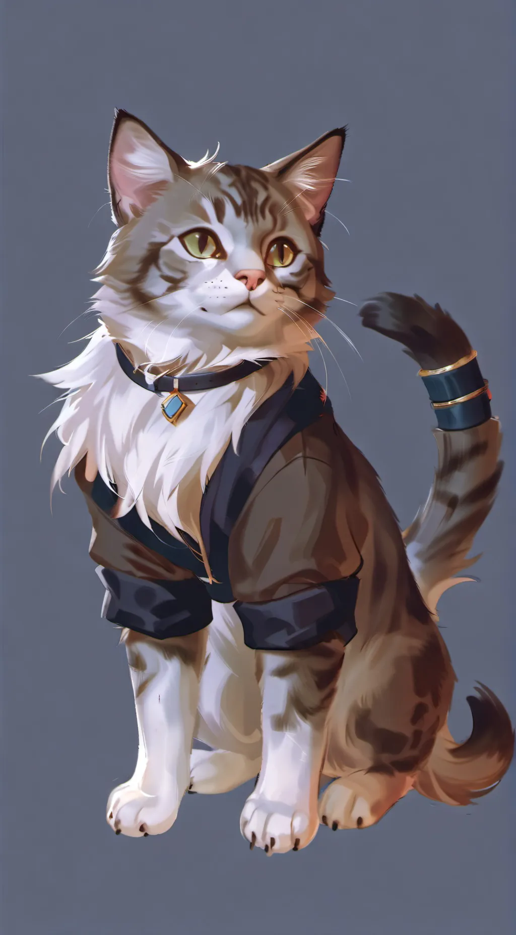 ai character: mha kitty kat background