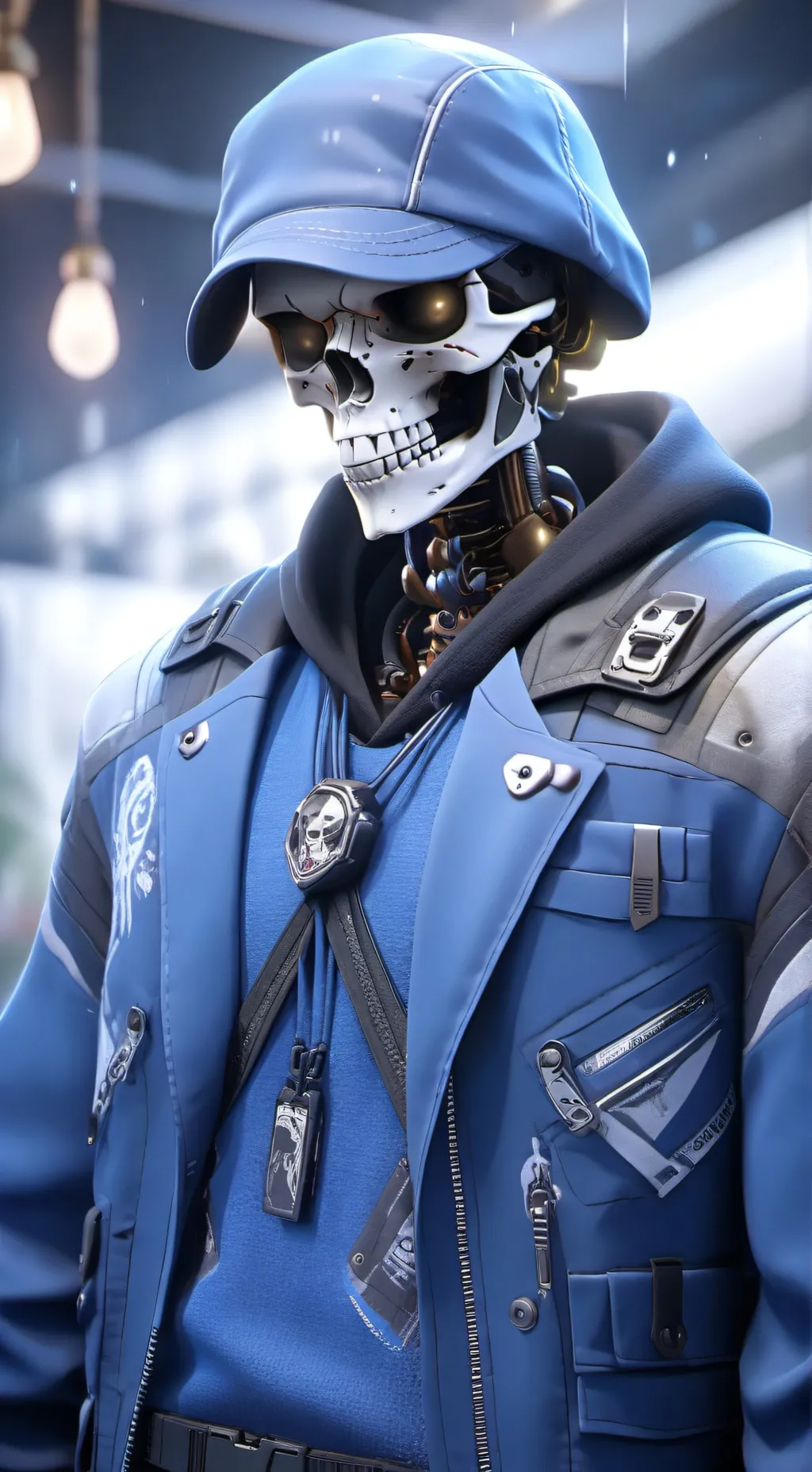 ai character: Sans background