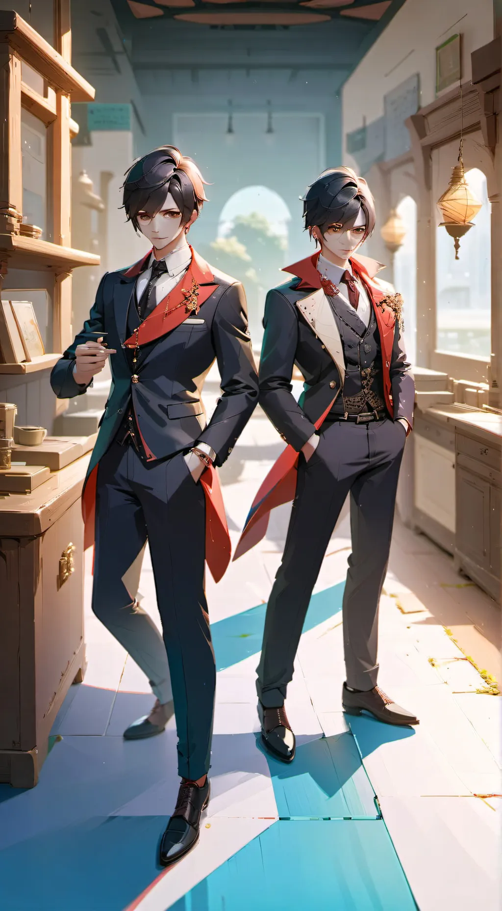 ai character: Adolfo and Tiago background