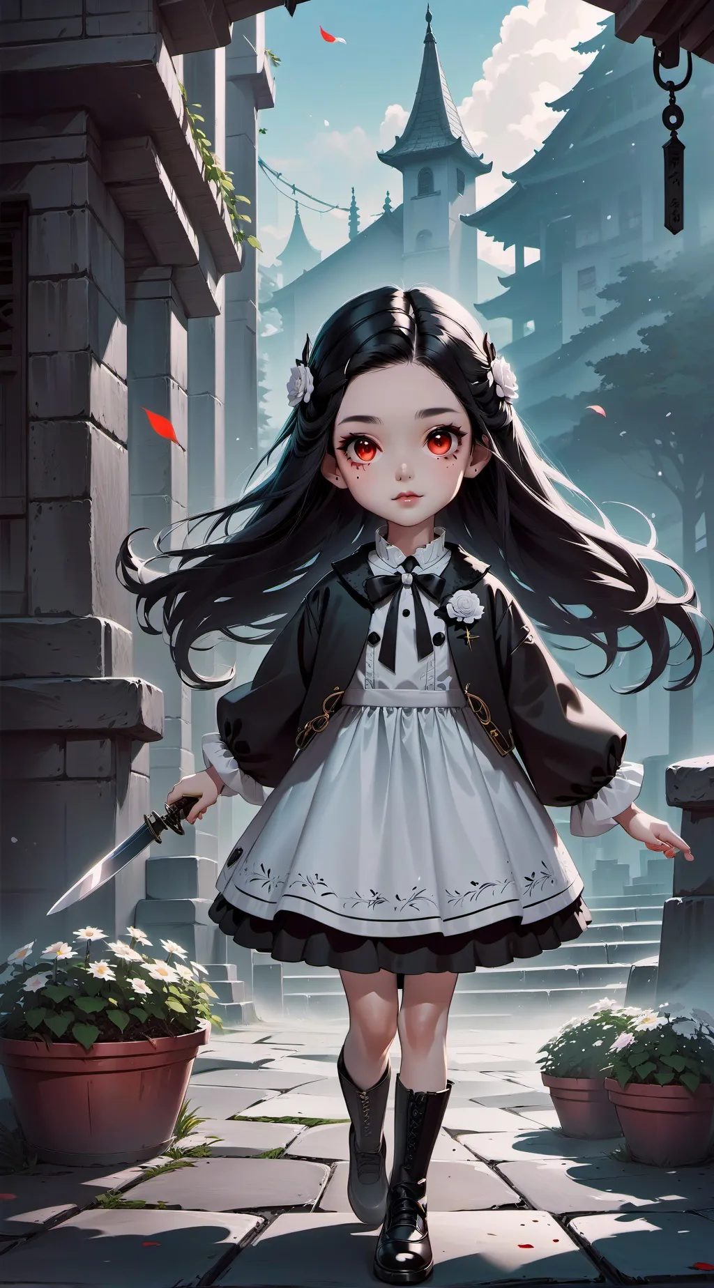 ai character: his name is pandas background