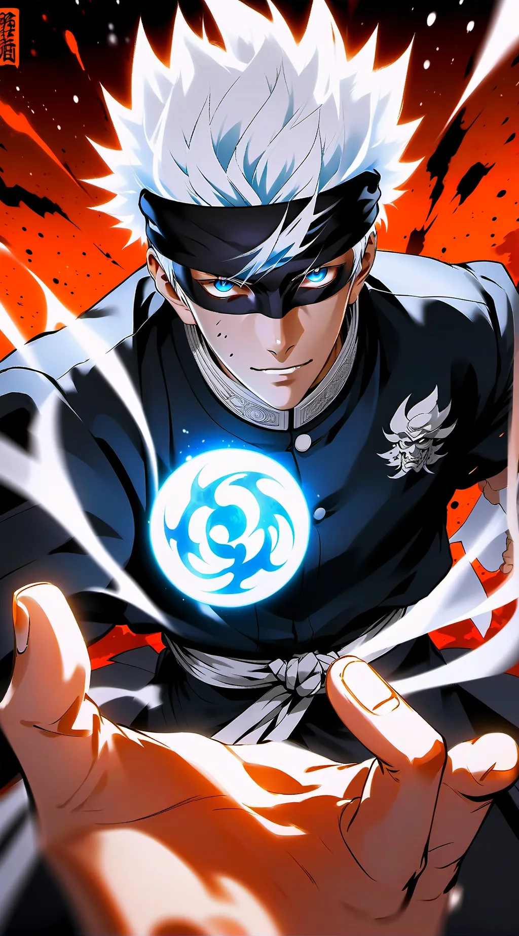 ai character: Gojo Satoru background