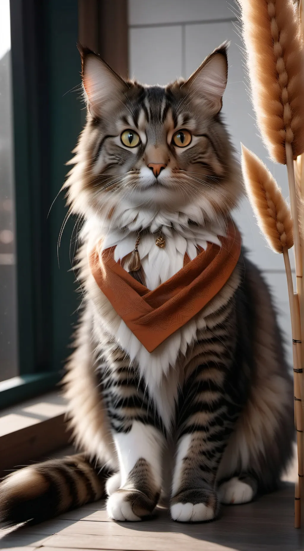 ai character: rabo de gato background