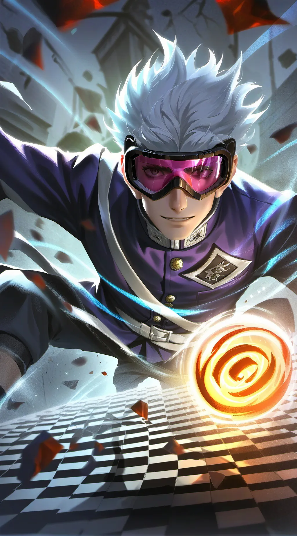 ai character: Gojo Satoru background