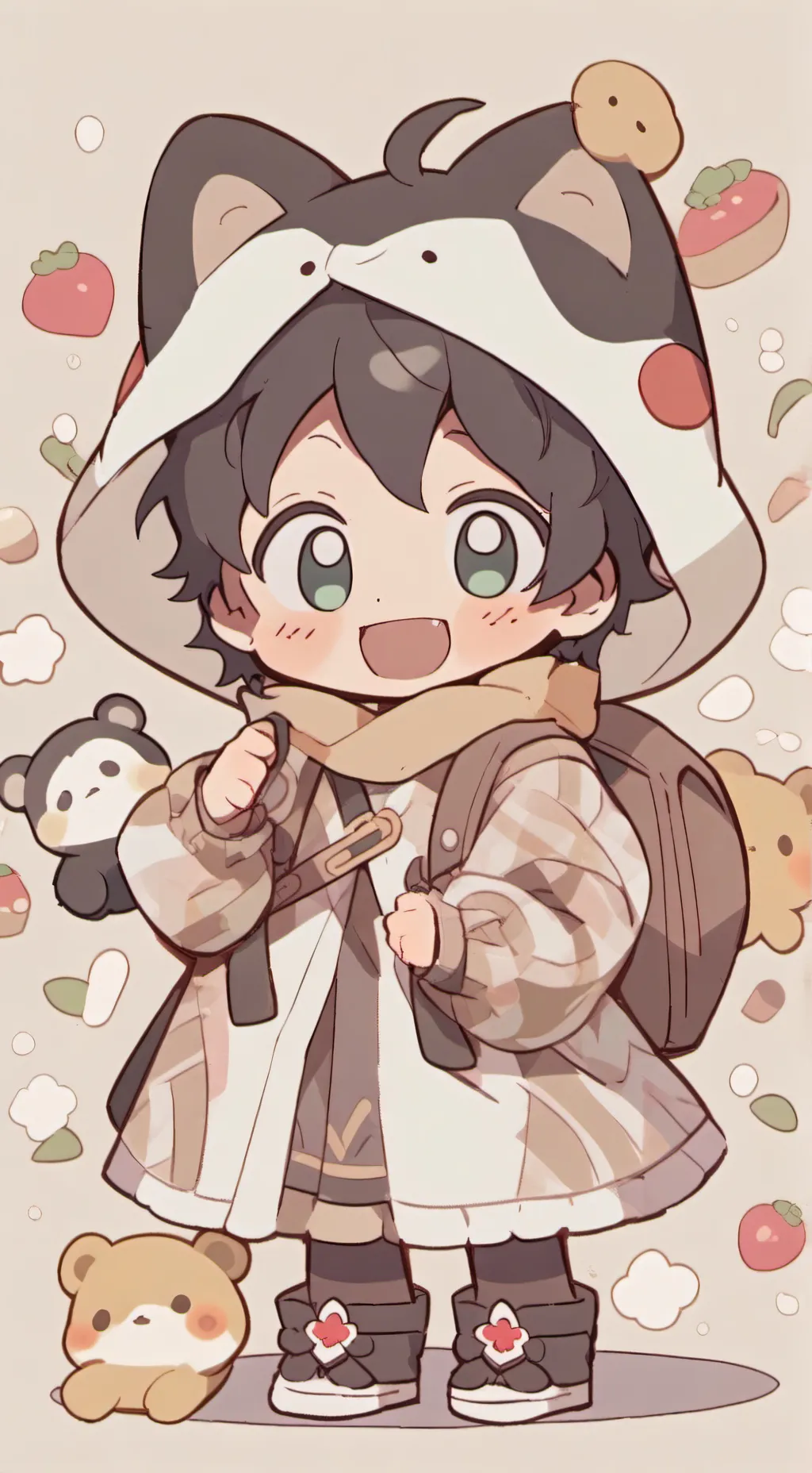 ai character: MHA BUT BABY?! background