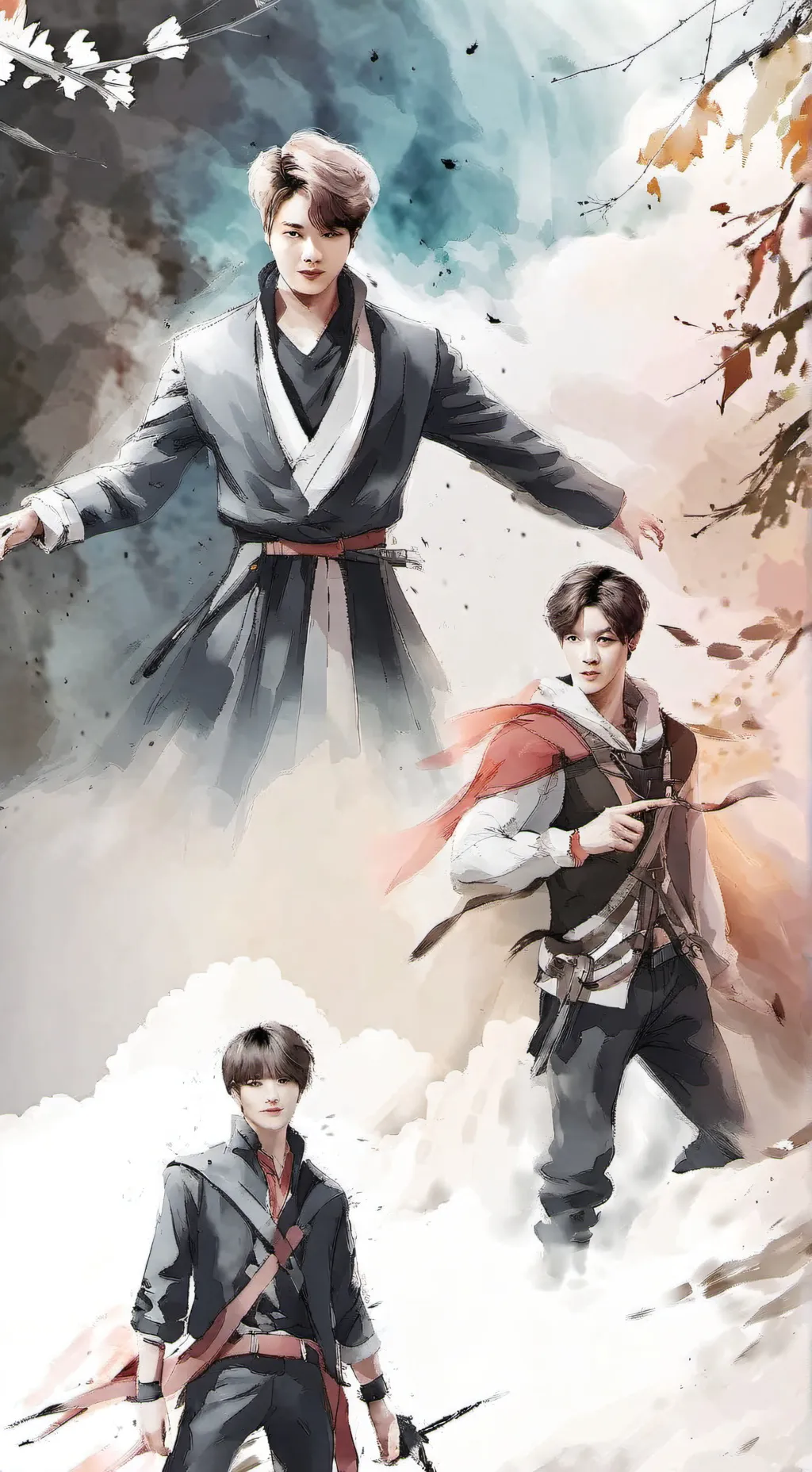 ai character: bts background