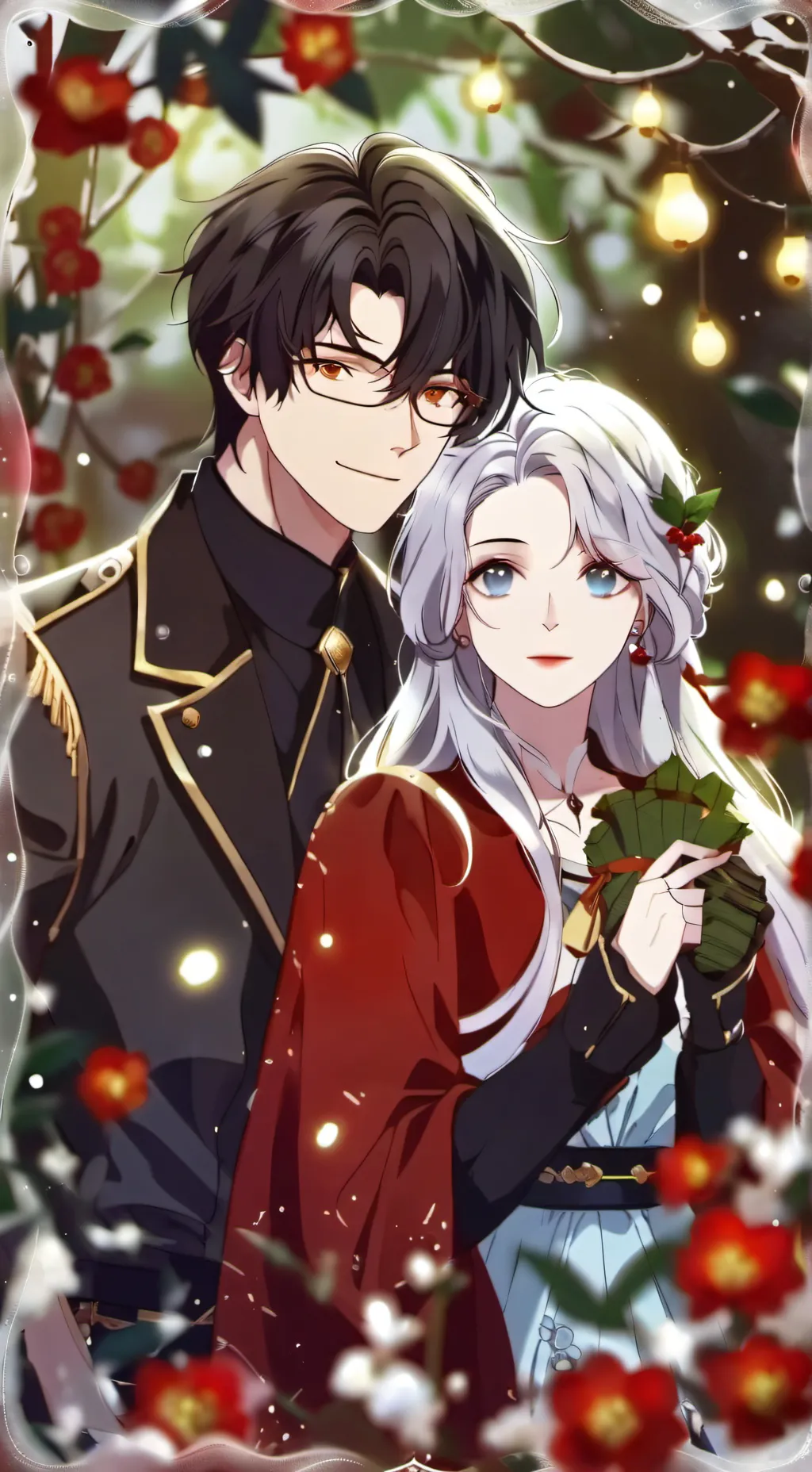 ai character: kny pareja(pedido) background