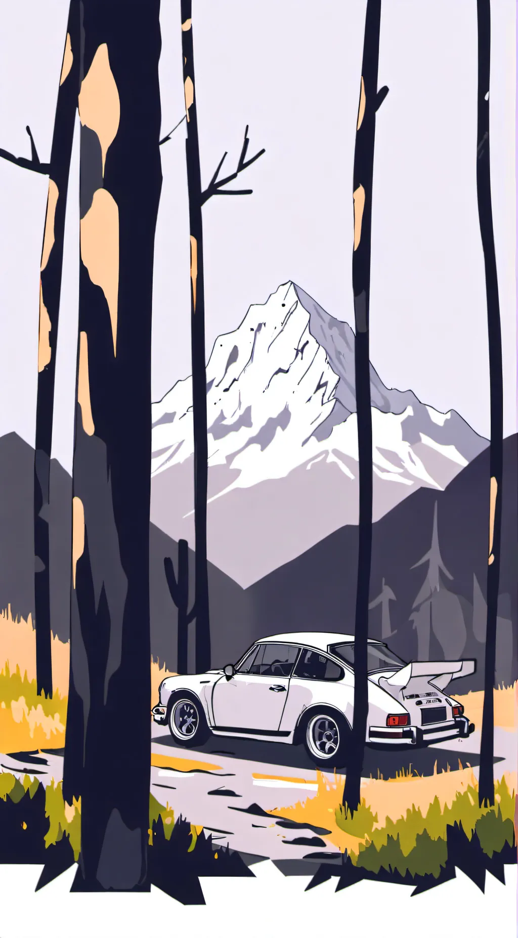 ai character: CH Road trip background