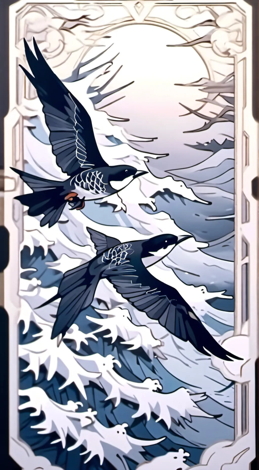 ai character: Car crash background