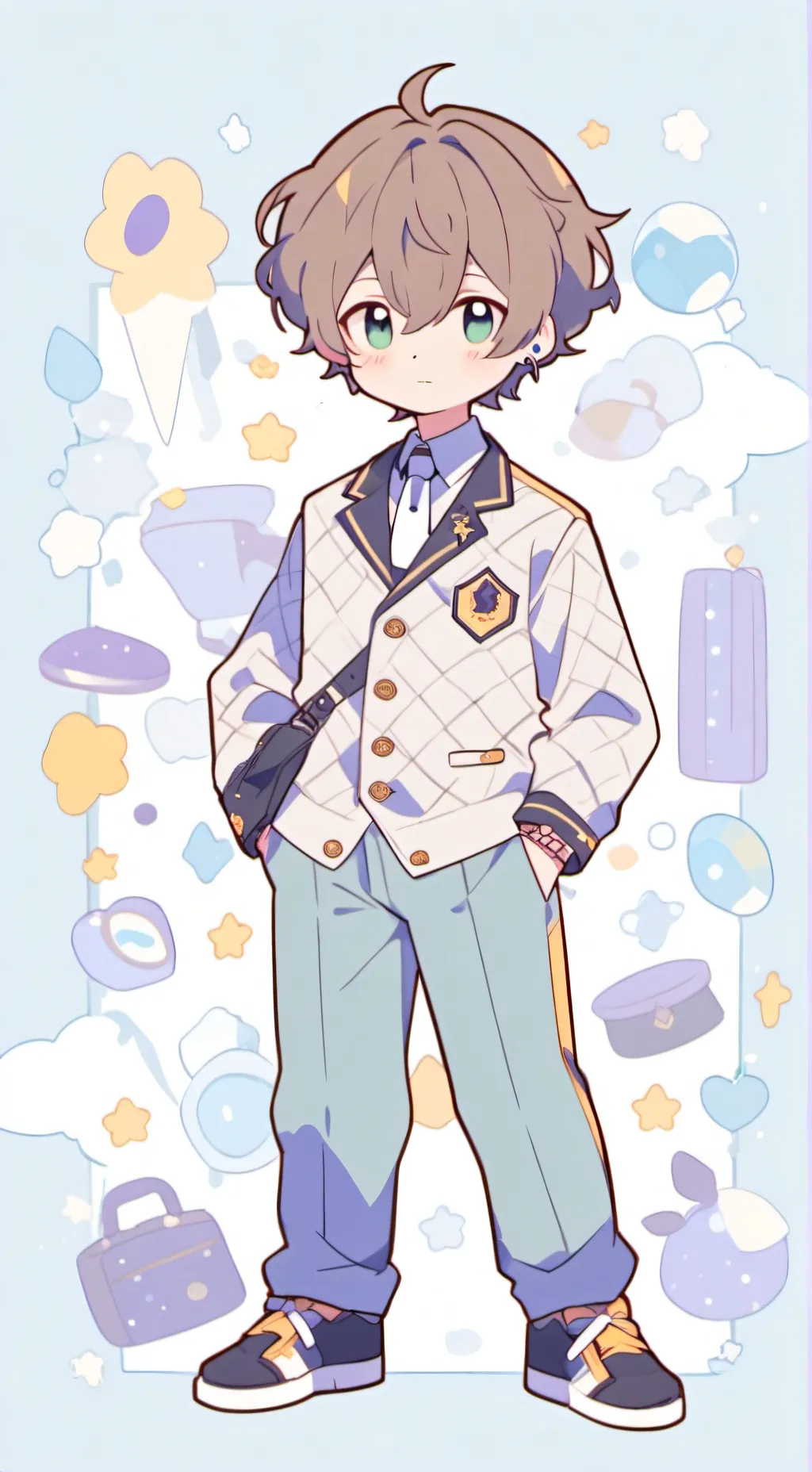 ai character: evan background