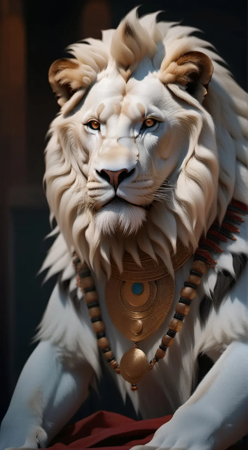 ai character: snow x frost background