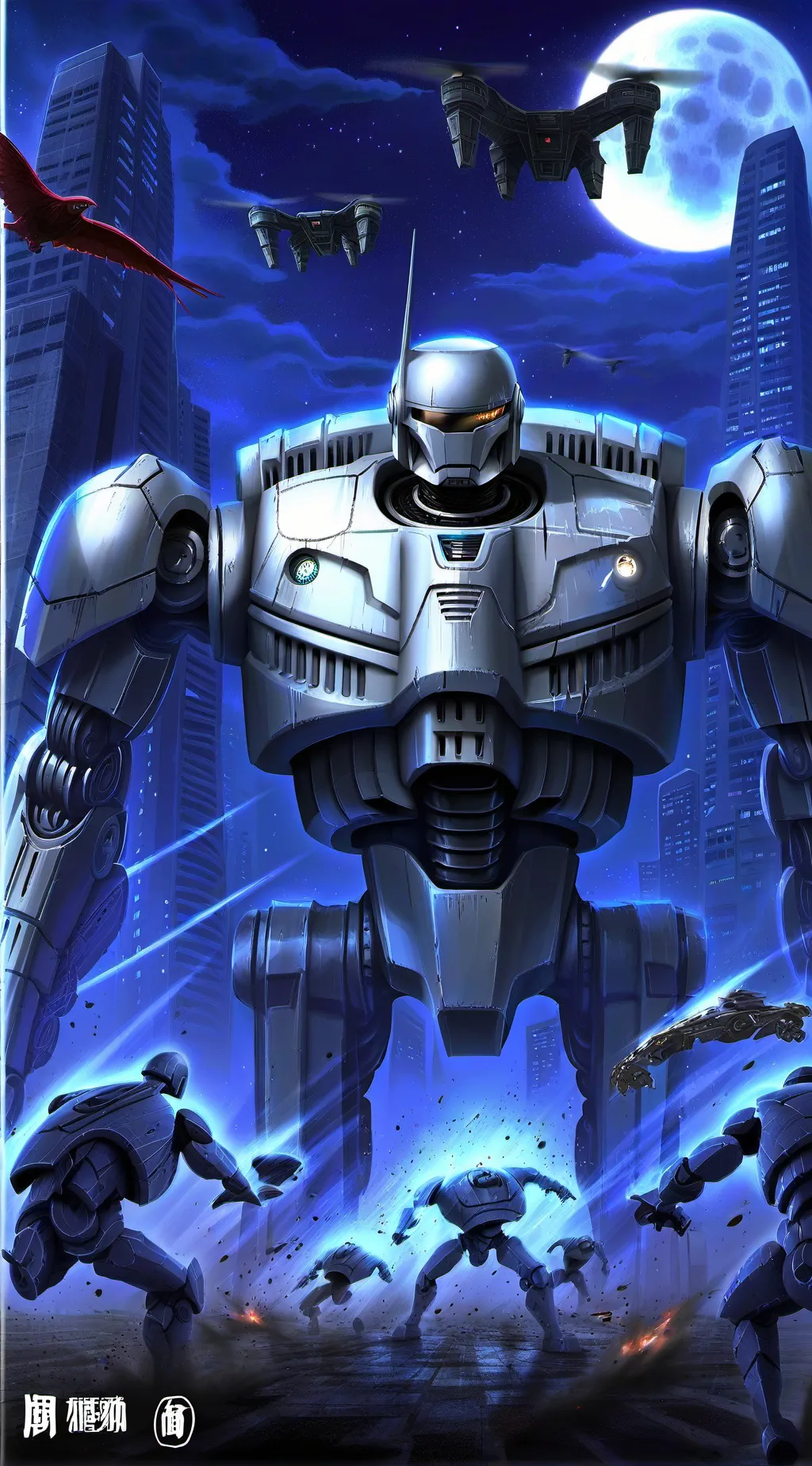 ai character: ED209 vs alien gf background