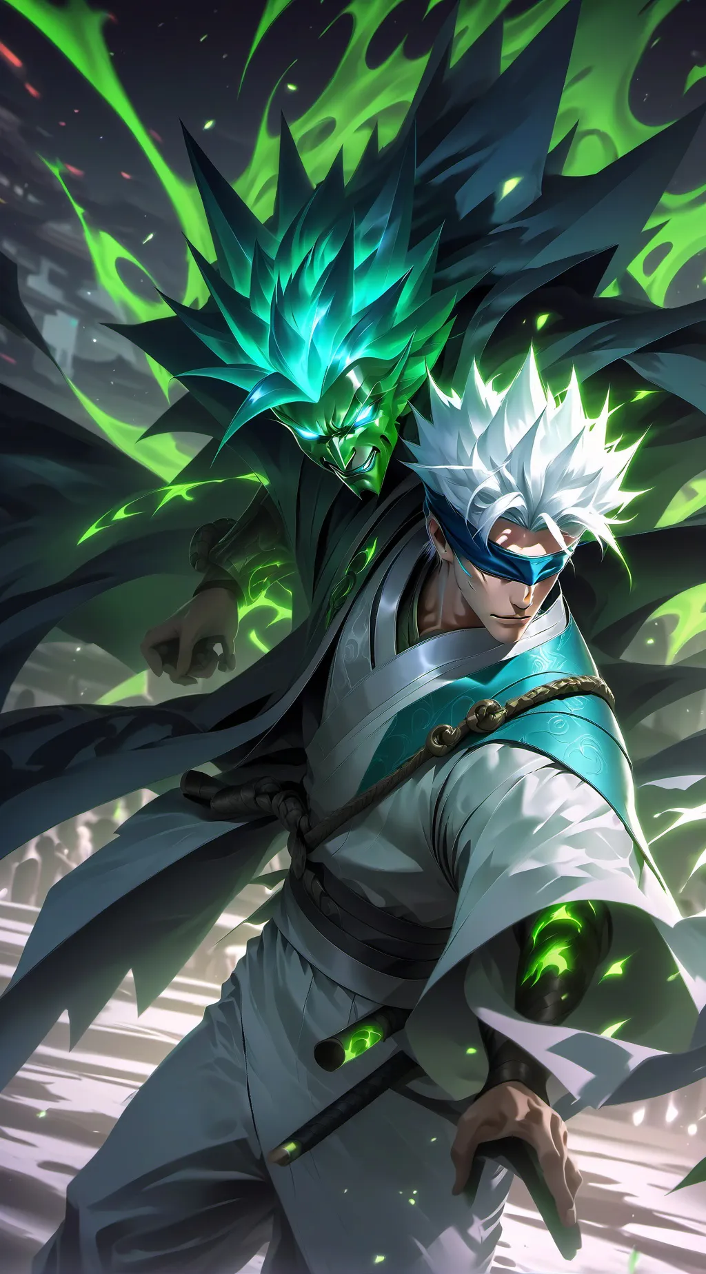 ai character: Gojo Satoru background