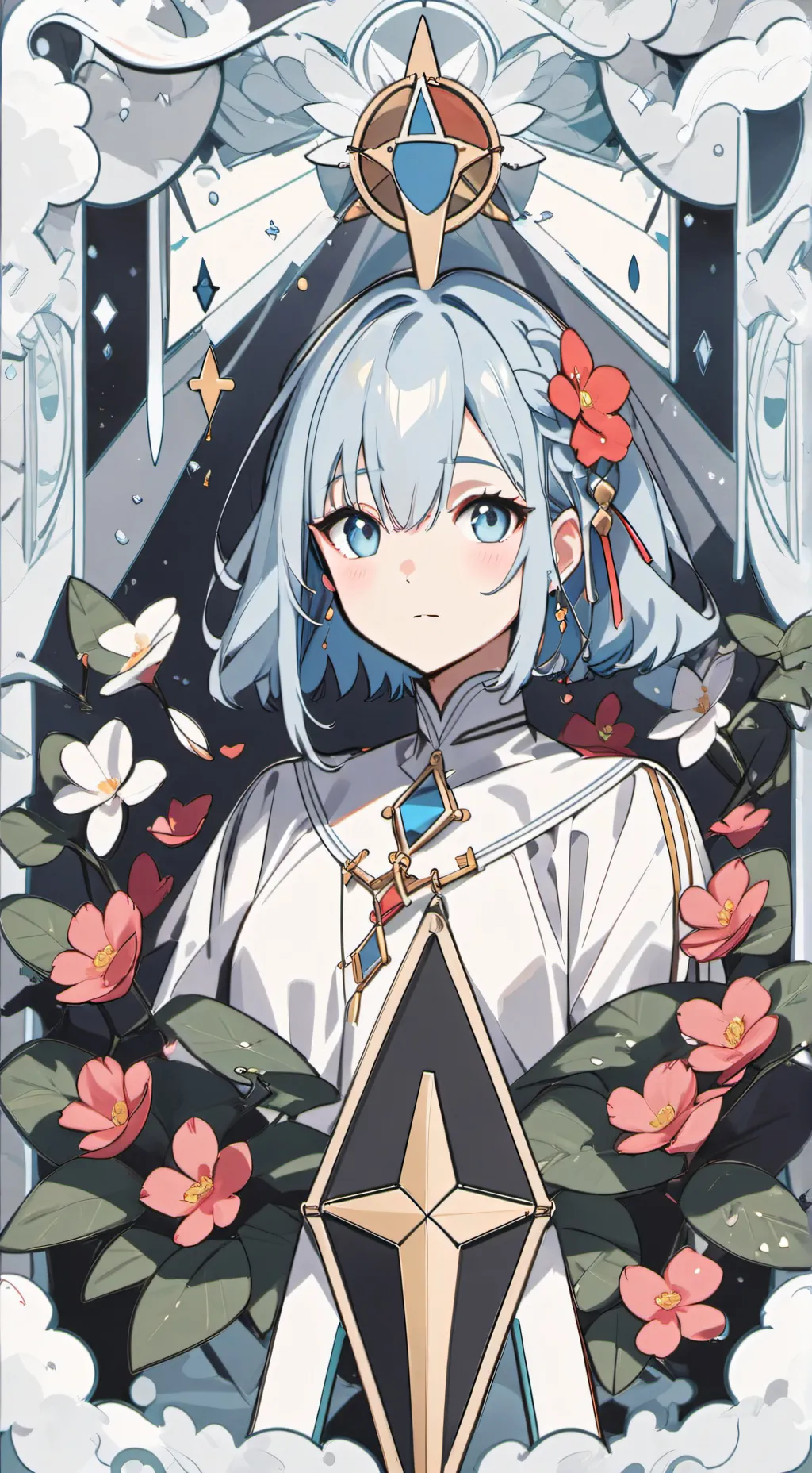 ai character: Matsuri Buruhana background