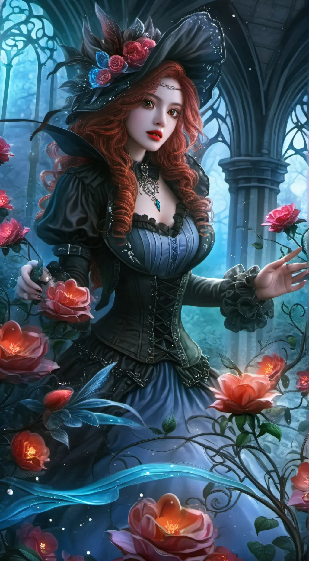 ai character: fantastic books  background