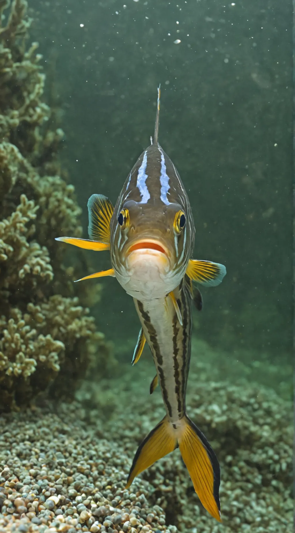 ai character: Fish background