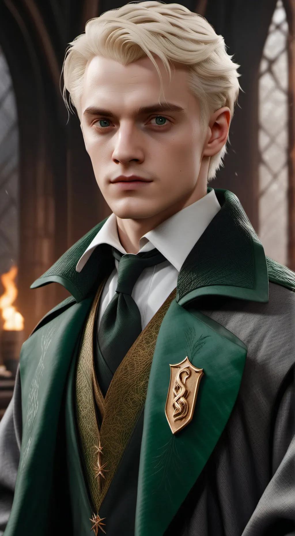 ai character: draco malfoy background