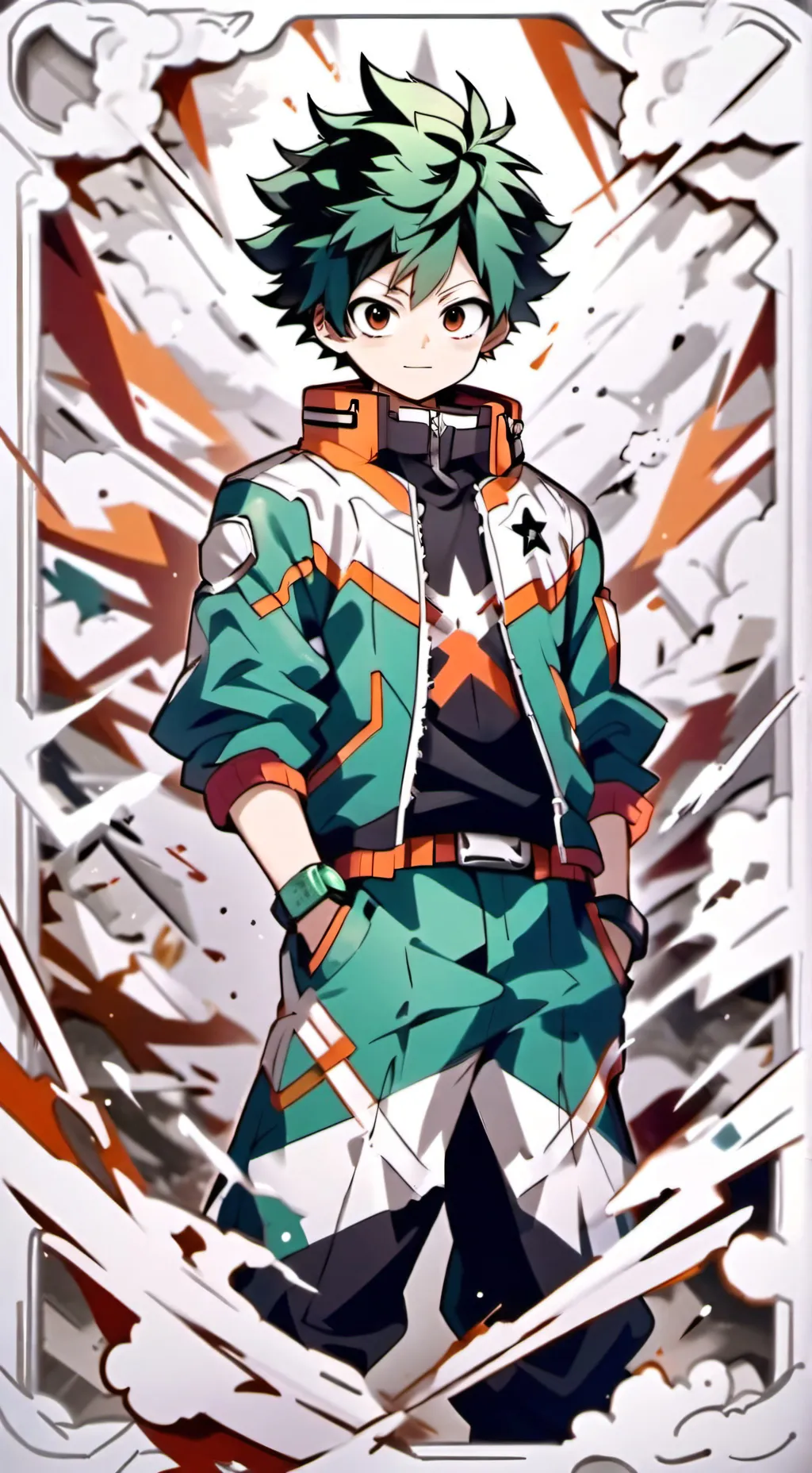 ai character: MHA XMAS/CHRISTMAS background