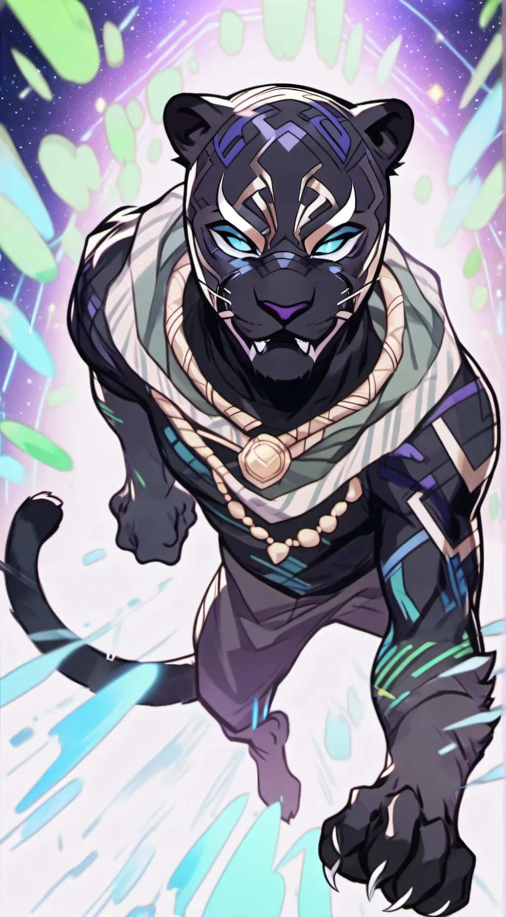ai character: Matala Panther Spi background