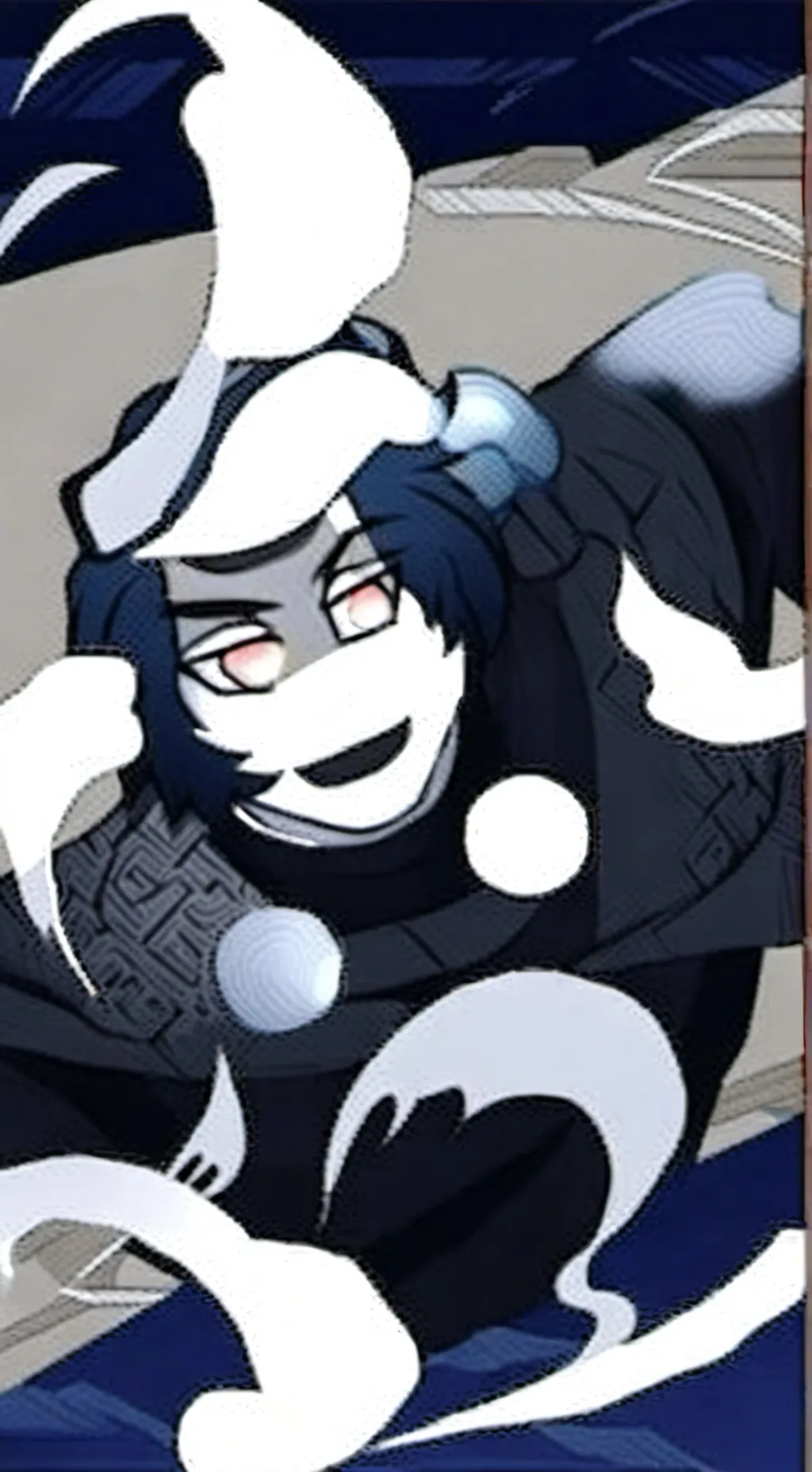 ai character: Sebastian  background