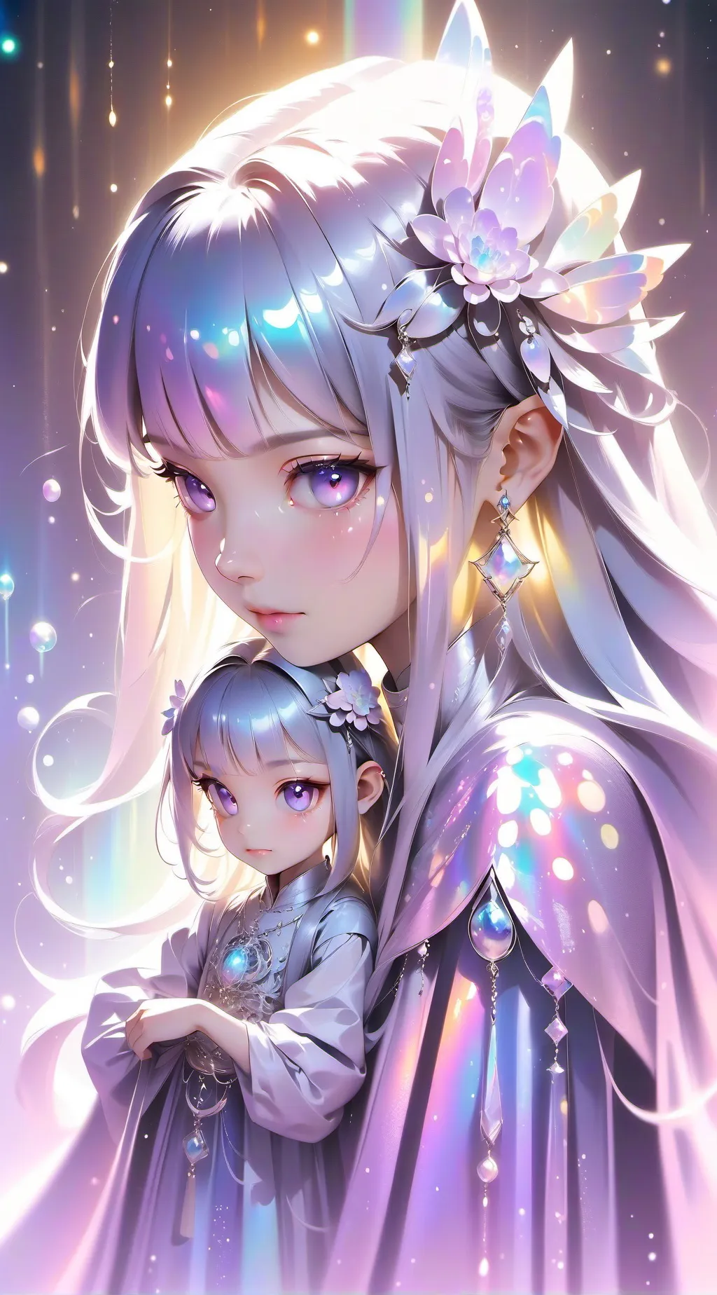 ai character: Elisa and Amy background