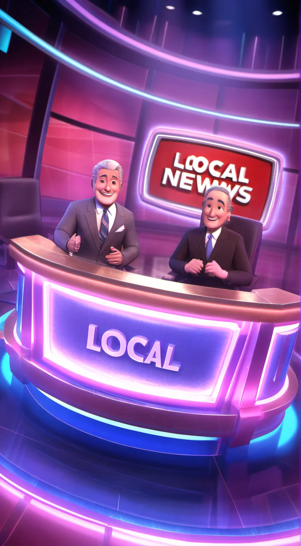 ai character: Local 58 background