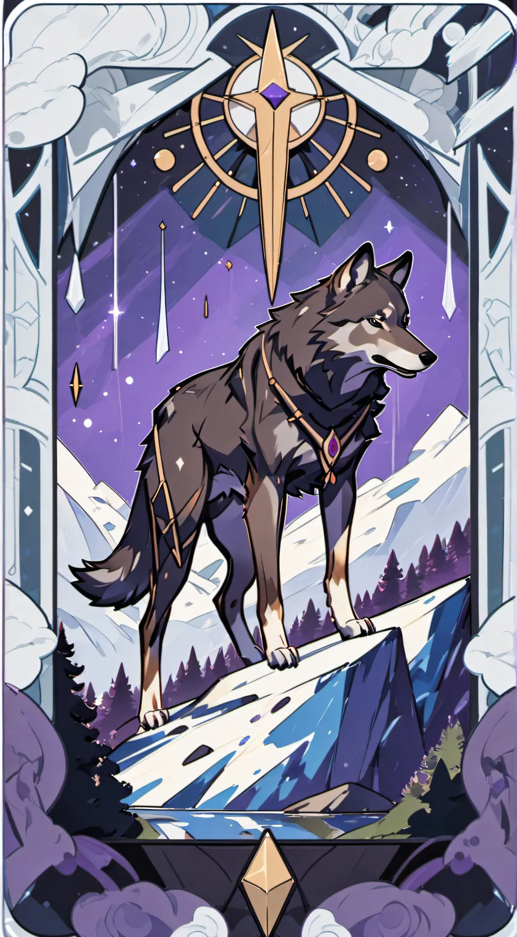 ai character: Alpha  background